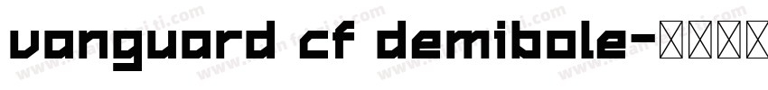 vanguard cf demibole字体转换
